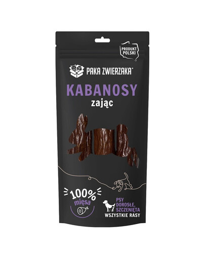 PAKA ZWIERZAKA Kabanosy z zająca dla psów 3 szt.