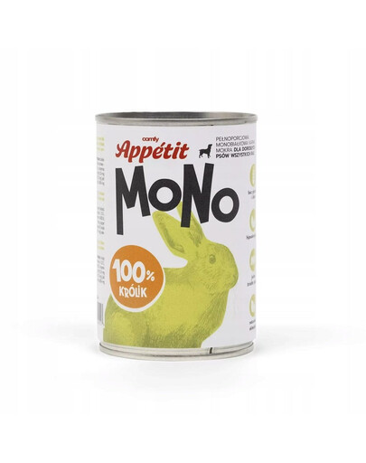 COMFY APPETIT MONO Monoproteinowa karma z królikiem 400 g