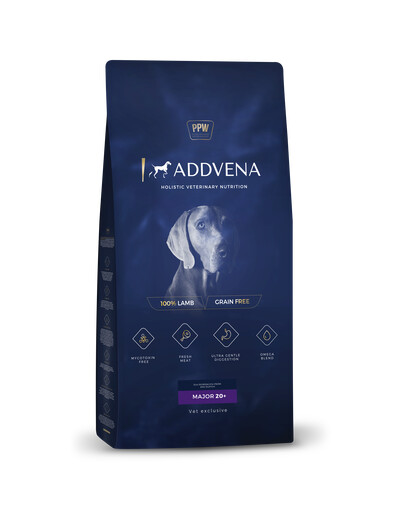 ADDVENA Major 20+ 2,5 kg karma sucha dla psów starszych