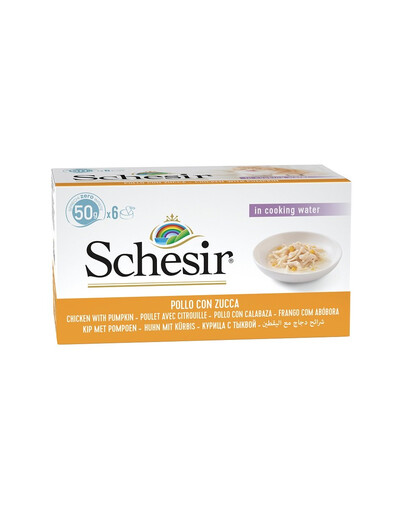 SCHESIR Filetti di pollo con zucca 6 x 50 g