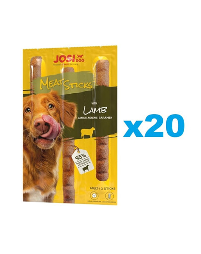 JOSERA JosiDog Meat Sticks pałeczki z jagnięciną dla psa 20x33g