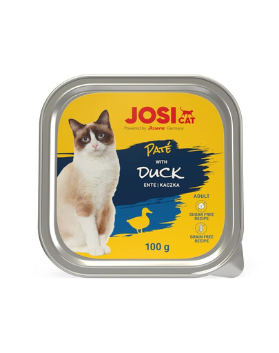 JosiCat Pasztet z kaczką dla kota 100g