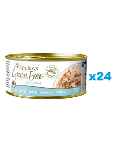 APPLAWS Cat Adult Grain Free in Gravy Tuna tuńczyk w sosie 24x70 g