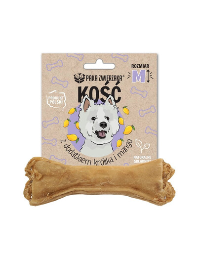 Kość z dodatkiem królika i mango M-12 cm