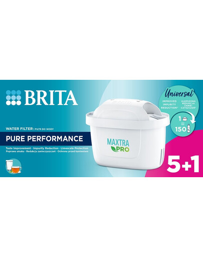 BRITA Filtr do wody MAXTRA PRO Pure Performance 5+1 (6 szt) szt