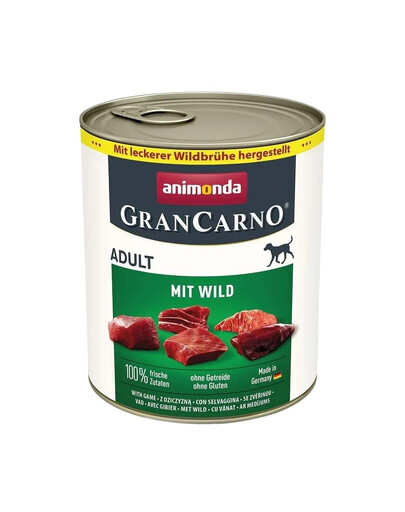 Grancarno Adult dziczyzna 800 g