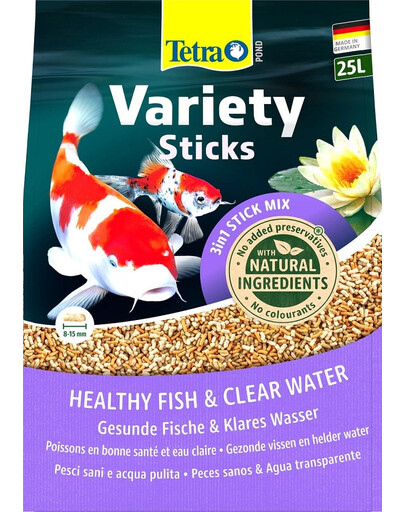 Pond Variety Stick 25 L Pokarm dla ryb stawowych do oczka wodnego