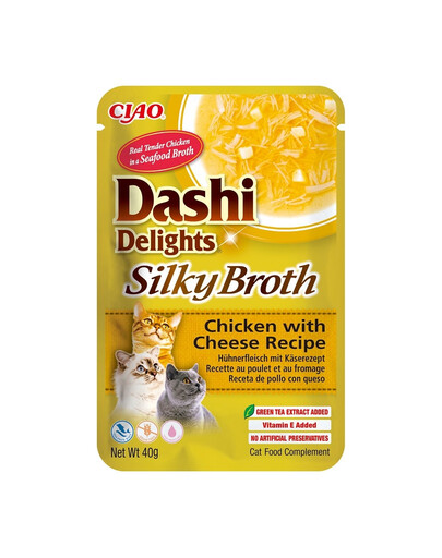 Cat Dashi Delights Silky Broth Kurczak i ser 40g