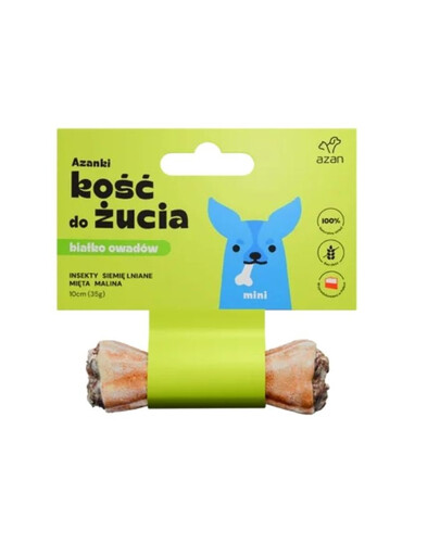 Kość z insektami i miętą dla psa Mini 10cm