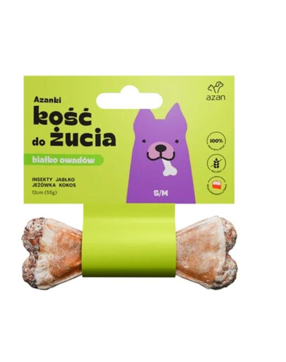 Kość z insektami i kokosem dla psa S/M 12cm