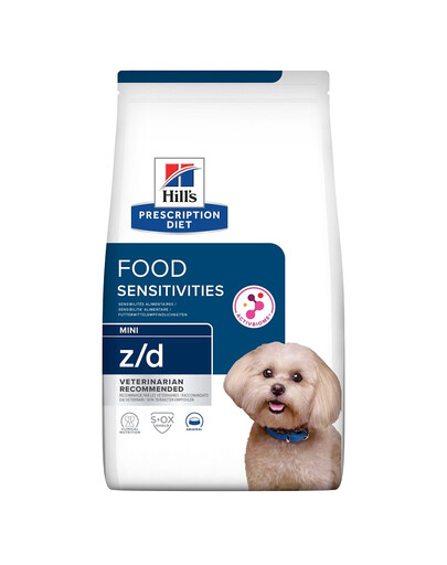 Prescription Diet Canine z/d Mini Food Sensitivities 6 kg dla psów małych ras z wrażliwym układem pokarmowym