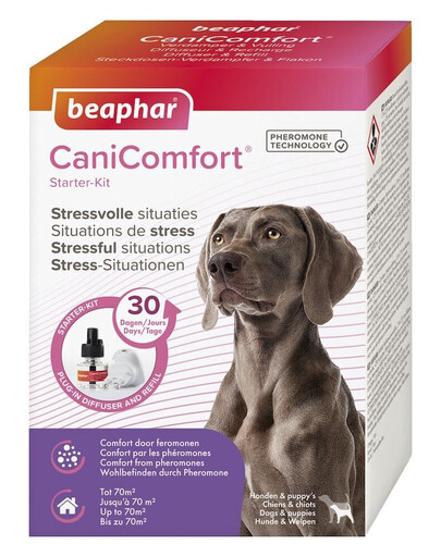 BEAPHAR CaniComfort Diffuser 48 ml – diffuseur contenant des phéromones pour chiens