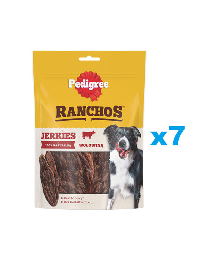 PEDIGREE Ranchos Originals 7x70g przysmak dla psów z wołowiną