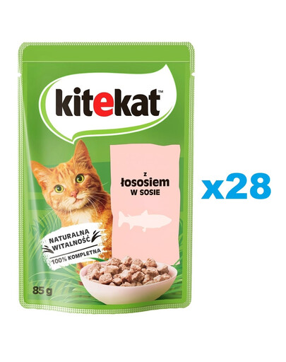 KEK Sachet de sauce au saumon 85g*28