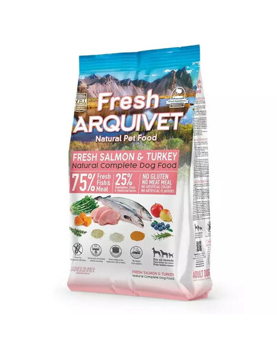 Fresh Półwilgotna karma dla psa łosoś z indykiem 2,5 kg