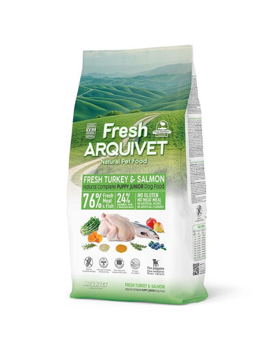 Fresh Puppy Junior Półwilgotna karma dla szczeniąt Indyk i łosoś 10 kg