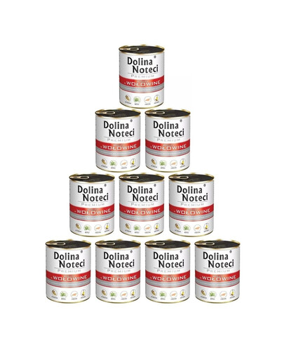 DOLINA NOTECI Premium Bogata W Wołowinę 10x800 g