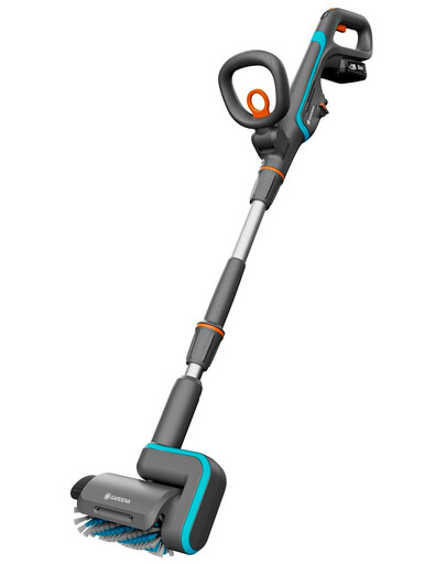 Akumulatorowa szczotka do tarasów AquaBrush Patio 03/18V P4A z akumulatorem