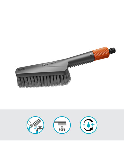 GARDENA Cleansystem szczotka ręczna miękka S z wkładami mydlanymi