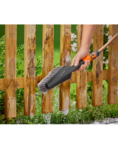 GARDENA Cleansystem szczotka ręczna miękka S z wkładami mydlanymi