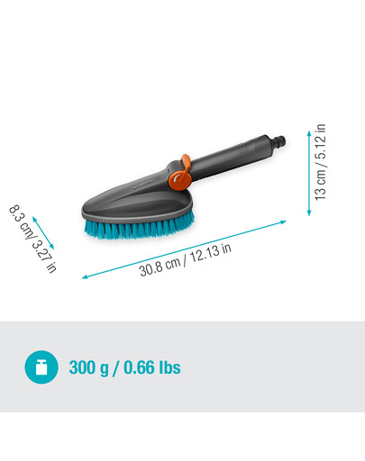 GARDENA Cleansystem szczotka ręczna twarda M