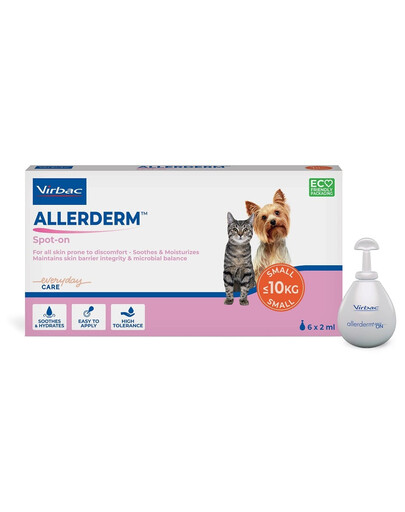 Allederm Spot-on 2 ml dla kotów i małych psów (
