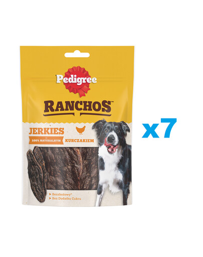 PEDIGREE Ranchos Originals 7x70g przysmak dla psów z kurczakiem