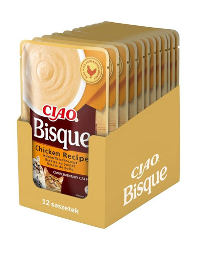 INABA CIAO Bisque Zupa krem z kurczaka 12x40g