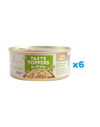 APPLAWS  Taste Topper Pierś z kurczaka z jagnięciną w sosie 6x156 g
