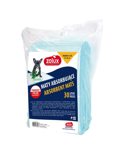 ZOLUX Tapis absorbants 45 x 60 cm 30 pièces