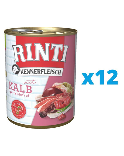 RINTI Kennerfleisch puszka dla psów 12 x 800 g