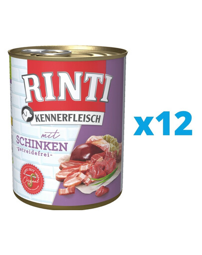 RINTI Kennerfleisch puszka dla psów 12 x 800 g