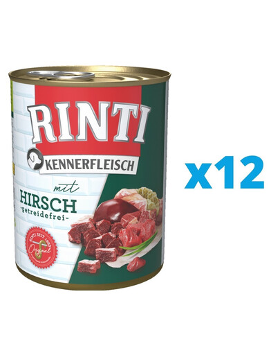 RINTI Kennerfleisch puszka dla psów 12 x 800 g