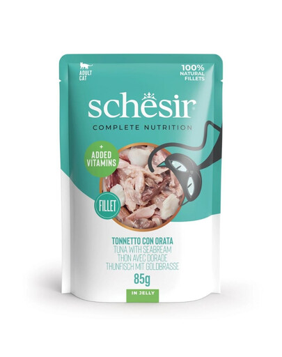 SCHESIR Jelly Adult Tuna&Sea Bream 85g thon avec dorade en gelée