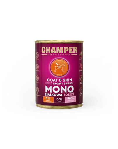 CHAMPER Bones Joints Salmon monoprotein dog food 400 g