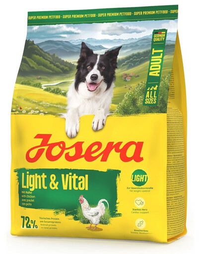 JOSERA Light Vital pour chiens aidant à contrôler le poids corporel 900g
