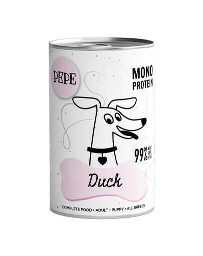 PEPE Duck 99% (kaczka) 800 g monoproteinowa karma