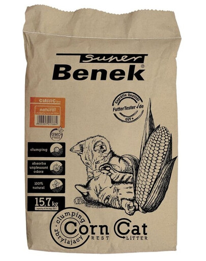 Super Corn Cat naturalny 25 l