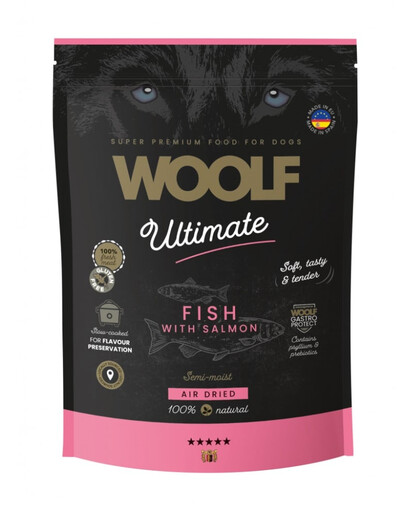 Ultimate Soft Adult Dog Fish with Salmon 1 kg bezzbożowa półwilgotna karma z rybą i łososiem dla psów