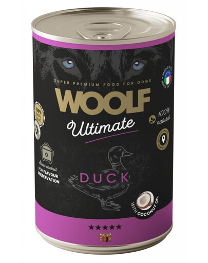 Ultimate Adult Dog Duck and Coconut oil 400g wilgotna karma z kaczką i olejem z kokosa dla psów