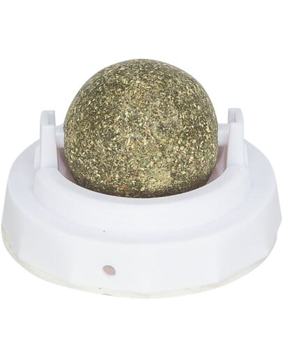 TRIXIE Boule en matatabi avec support pour chat à coller 5 cm