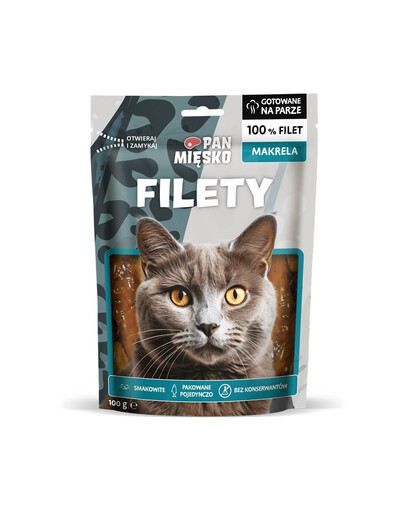 Filety Makrela przysmak dla kota 100 g