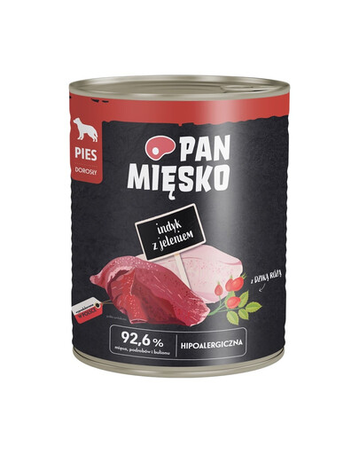 Indyk z jeleniem mokra karma dla psów 800 g