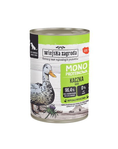 Monobiałkowa Kaczka mokra karma dla psów 400 g