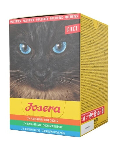 JOSERA Multipack Filet 6x70 g nourriture humide pour chats adultes