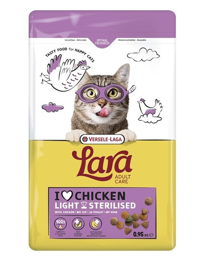 Lara Adult Light Sterilized 900 g karma dla kotów sterylizowanych
