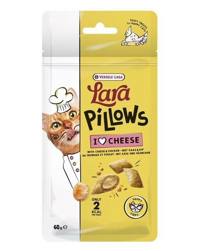 Lara Snack Pillows with Cheese Happy Vibes 60g przysmak na dobry nastrój z serem