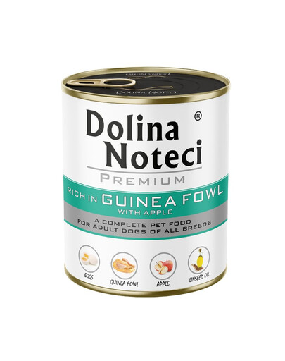 DOLINA NOTECI Premium Riche en pintade et pomme 800 g