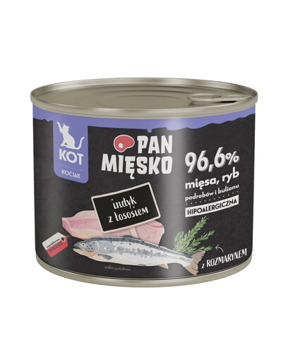 PAN MIĘSKO Dinde & saumon nourriture humide pour chatons 200 g