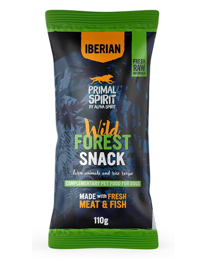 PRIMAL SPIRIT friandise pour chien Forêt Sauvage Ibérique 110 g